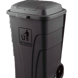 CONTENEDOR 120 L C/APERTURA/PEDAL GRIS